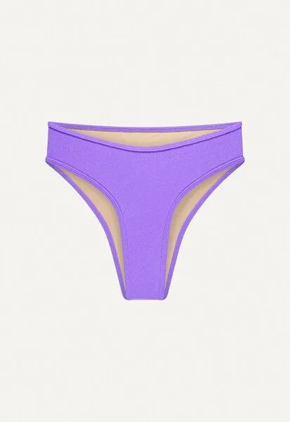 Oy Oy Bikini Hose „Calima“ aus Frottee-Stoff, Lila, – Produktbild 2 von 3