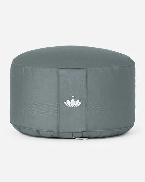 Lotuscrafts Lotuscrafts Meditationskissen Extra Hoch - Sitzhöhe 20cm - GOTS Zertifiziert, Balsam green, – Produktbild 3 von 4