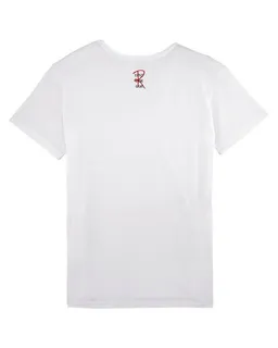 Human Family Human Family Bio Herren V-Neck T-Shirt "Chill - Rescue Repeat" in weiß – Produktbild 1 von 1