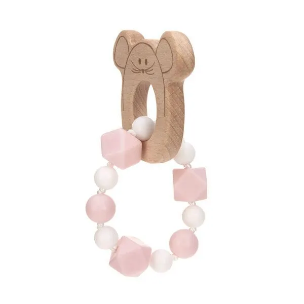 Lässig Lässig Baby Greifling, Beißhilfe -Little Chums Hund,Katze oder Maus -tolles Geschenk – Produktbild 4 von 4