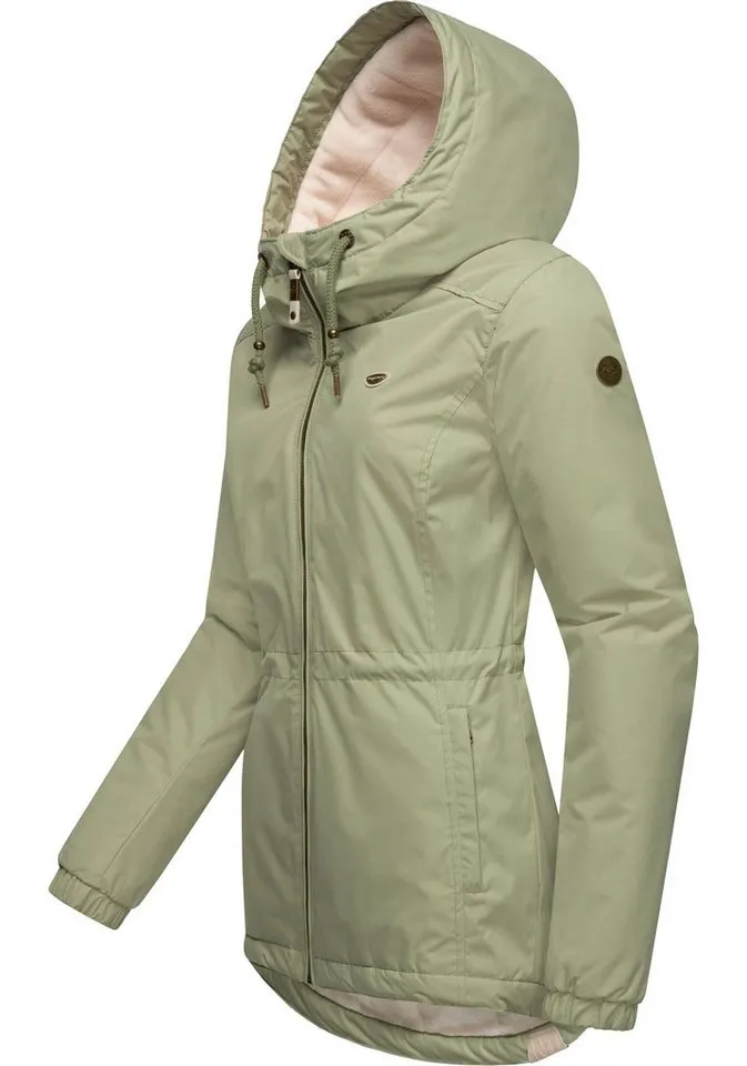 ragwear ragwear Winterjacke Dankka Warm Wasserdichte weiche Damen Jacke für den Winter, Grün, – Produktbild 3 von 5