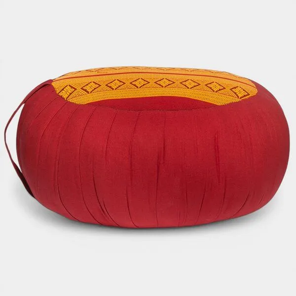 Der Lindwurm Der Lindwurm Thai Yoga- / Meditationskissen mit Kapokfüllung, Orange/rot, – Produktbild 1 von 2
