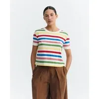 thinking mu thinking mu Streifen T-Shirt Modell: Zowie – Produktbild 1 von 1