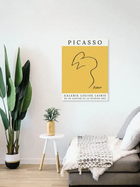 Photocircle Photocircle Poster / Leinwandbild - Picasso Maus – gelb – Produktbild 4 von 4