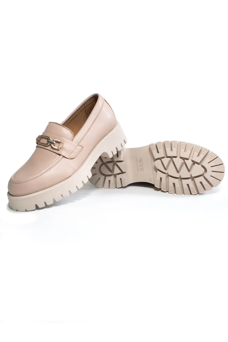 Will's Vegan Store Will's Vegan Store Damen vegan Loafer Gleissohle Sand, Beige, – Produktbild 1 von 2