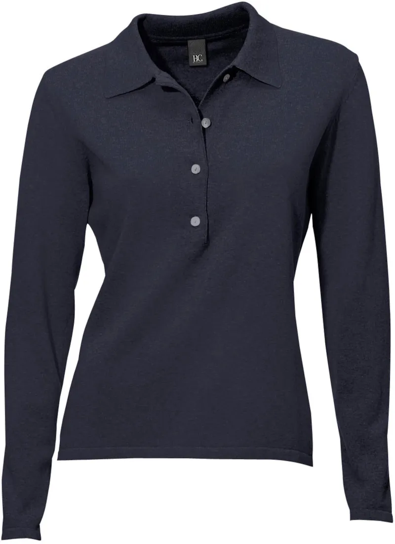 heine Polopullover marine, Marine, – Produktbild 2 von 2