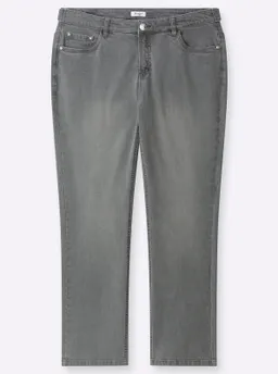 sheego Gerade Jeans grey denim – Produktbild 1 von 1