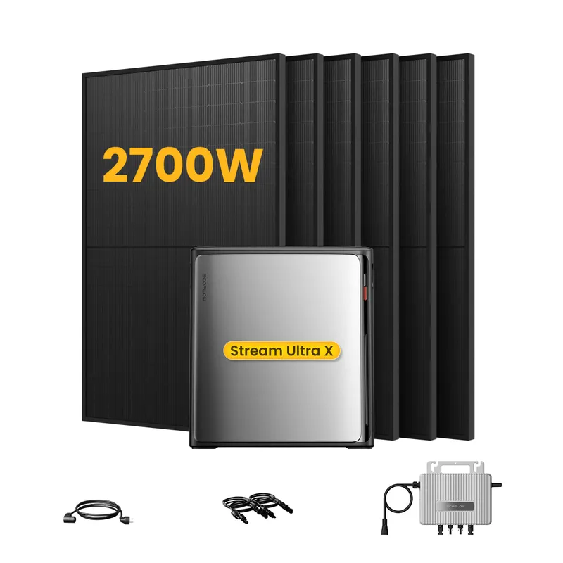 EcoFlow EcoFlow Stream Ultra X Solaranlage mit Speicher, inkl. 6 x 450W Bifazialen Solarmodulen, by Powerness (deal) - Stream Ultra X | 3840Wh / ohne Zubehör / Selbstabholung – Produktbild 1 von 1