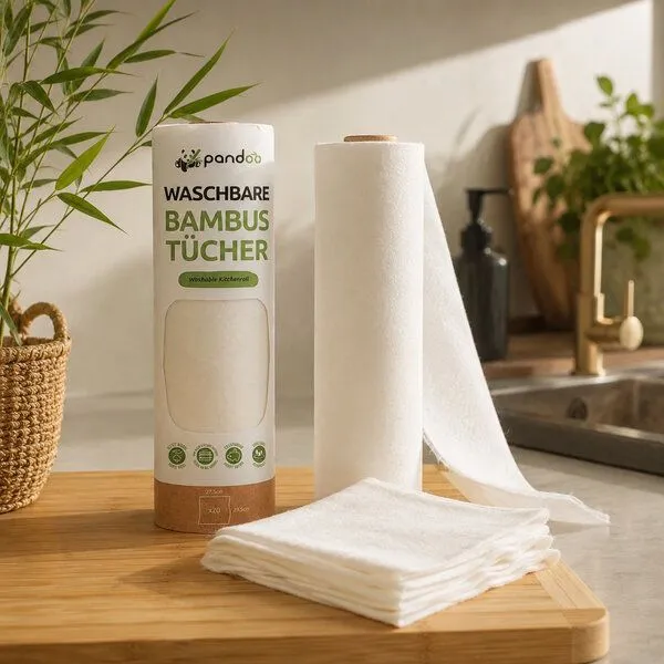 pandoo pandoo Wiederverwendbare Küchenrolle aus Bambus-Viskose – Produktbild 5 von 8