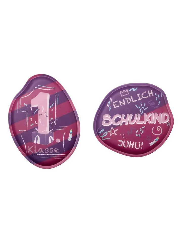 Ergobag Ergobag Schulranzen Klettie Set (5-tlg), zum Individualisieren und Sammeln, Rosa, – Produktbild 1 von 1