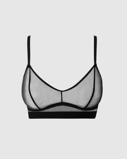 Understatement Understatement Damen vegan Balconette Mesh Schwarz – Produktbild 1 von 1