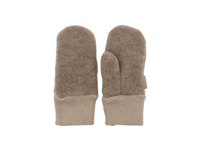 Maximo Maximo Wollfleece-Fäustlinge, Braun, – Produktbild 2 von 2