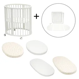 Stokke Stokke Sleepi Kinderbett- und Babybett-Komplettset - White - Ecru – Produktbild 1 von 1