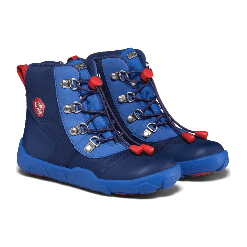 Affenzahn Affenzahn Winterstiefel Vegan Discovy Wal für Kinder, blau, Größe 32 EU, Blau, – Produktbild 1 von 6