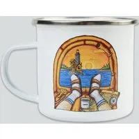 LAKOR LAKOR Room with a View Enamel Mug Emaille Tasse – Produktbild 1 von 1