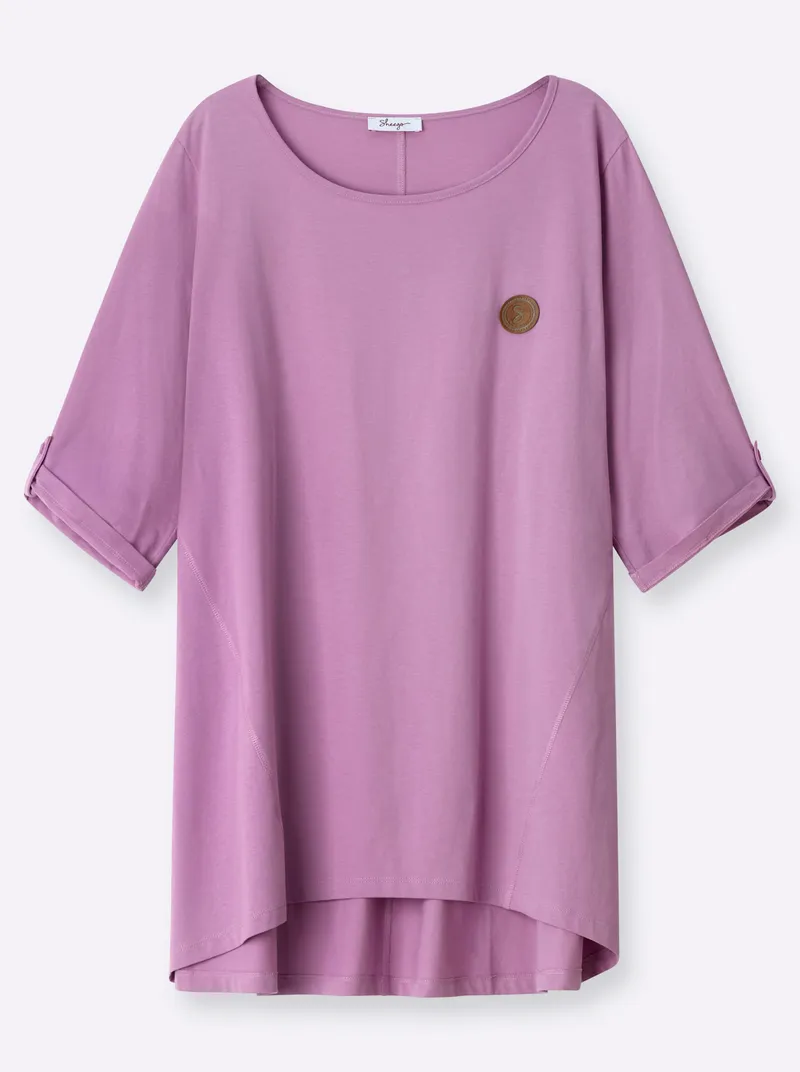 sheego Longshirt orchidee, Orchidee, – Produktbild 1 von 2