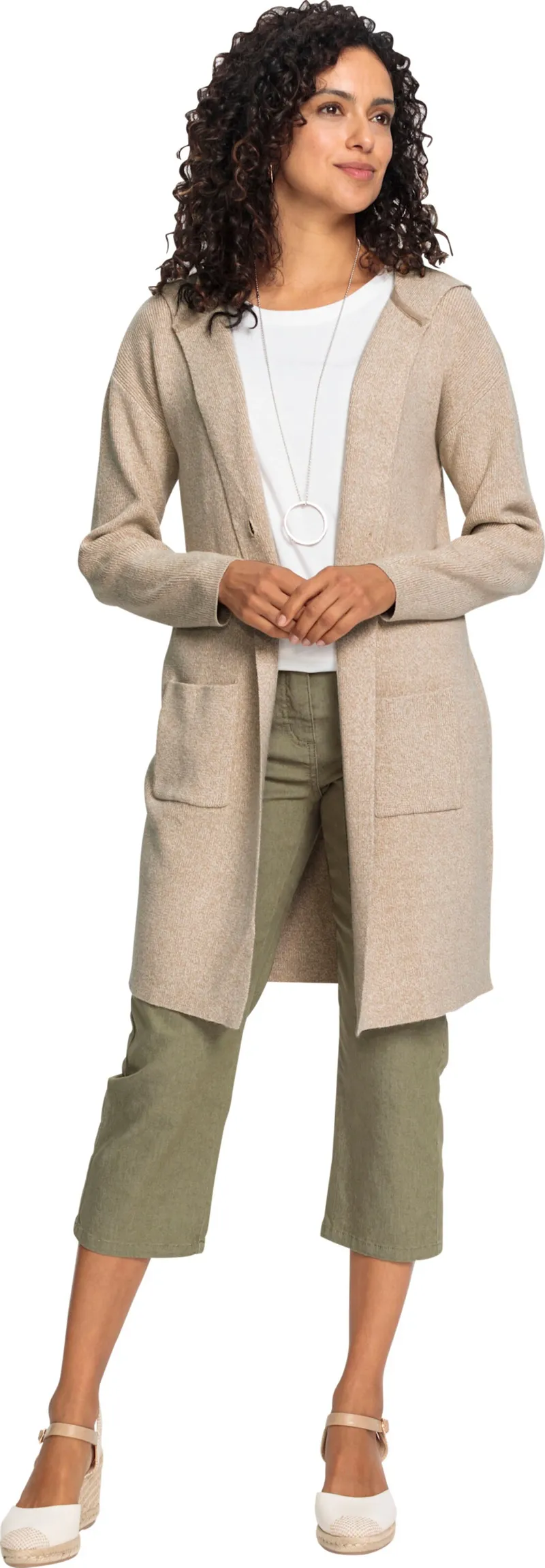 Witt Longstrickjacke, Beige-meliert, – Produktbild 2 von 2