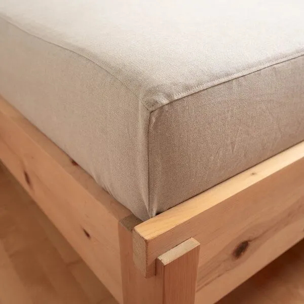 nahtur-design nahtur-design Bio-Leinen-Bettlaken, Spannbettlaken, Leintuch aus 100% Bioleinen – Produktbild 3 von 4