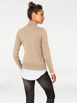 heine Rollkragenpullover beige – Produktbild 1 von 1