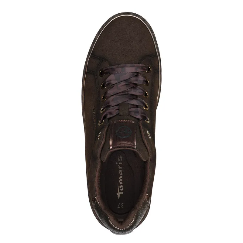 Tamaris Tamaris Textil Damen Sneaker Low, Braun, – Produktbild 4 von 6