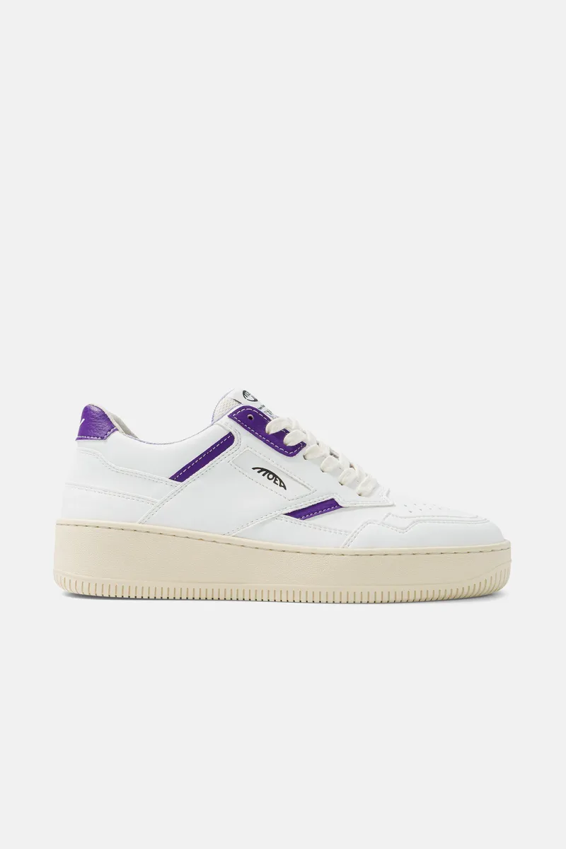MoEa MoEa Herren vegan Sneaker Origin In Weiß Lila Und Orange, Violett, – Produktbild 2 von 2