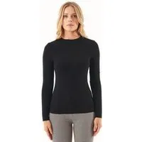 ORGANICATION ORGANICATION Langarmshirt aus LENZING ECOVERO, Schwarz(black), – Produktbild 1 von 1