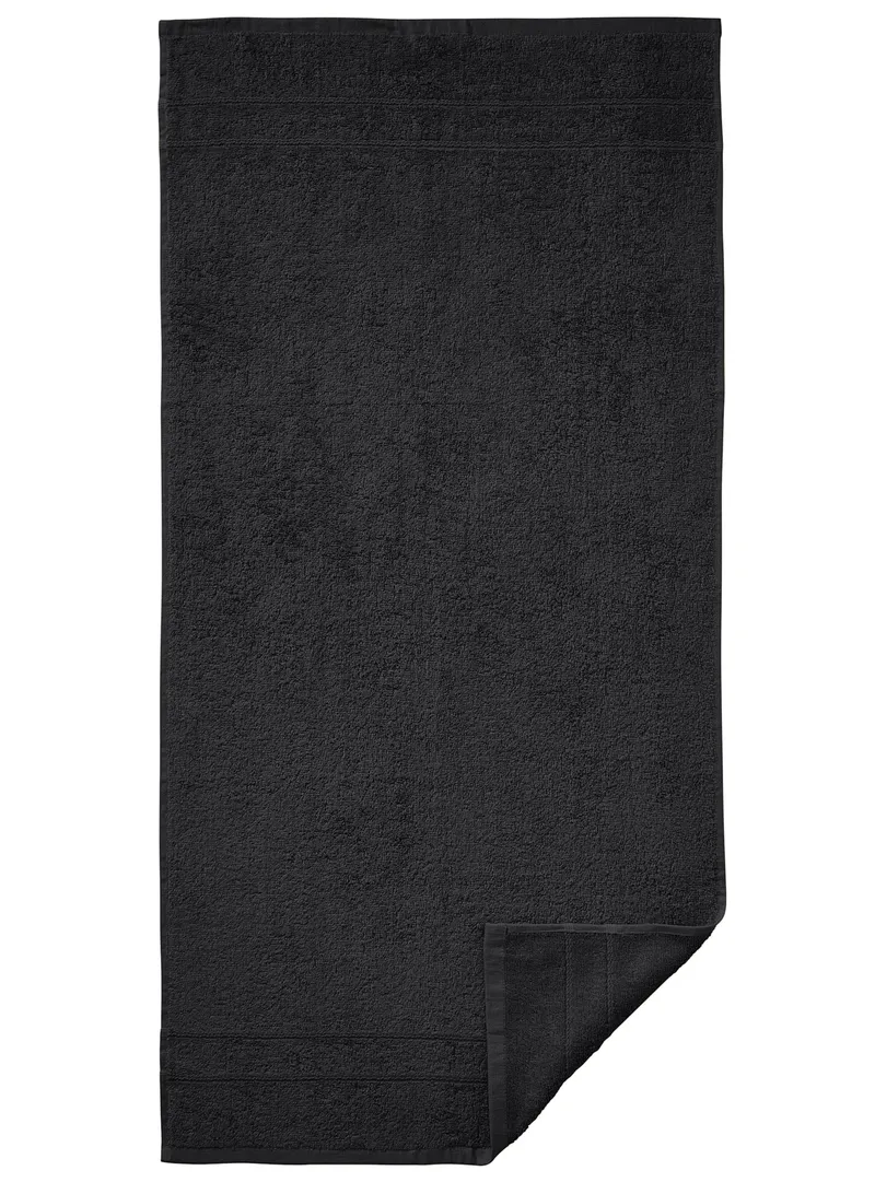 wäschepur Handtuch-Set schwarz, Schwarz, – Produktbild 1 von 3