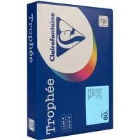 Clairefontaine 500 Blatt Clairfontaine Farbiges Kopierpapier "Trophee" 80 g/m², DIN A4, eisblau – Produktbild 1 von 1