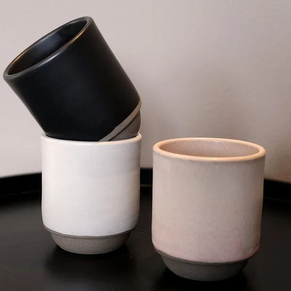 Izanami Tableware Izanami Tableware grosse Becher Set, 4tlg - Lietzensee, Weiss, – Produktbild 2 von 4