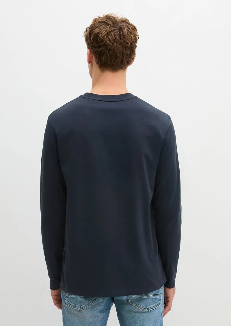 Marc O'Polo Marc O'Polo Long Sleeve T-Shirt Navy - Größe 3XL, Dunkelblau, – Produktbild 4 von 5