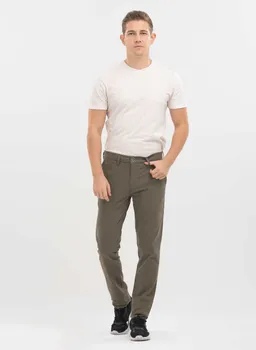 ORGANICATION ORGANICATION Herren vegan Dehnbare Hose Khaki – Produktbild 1 von 1