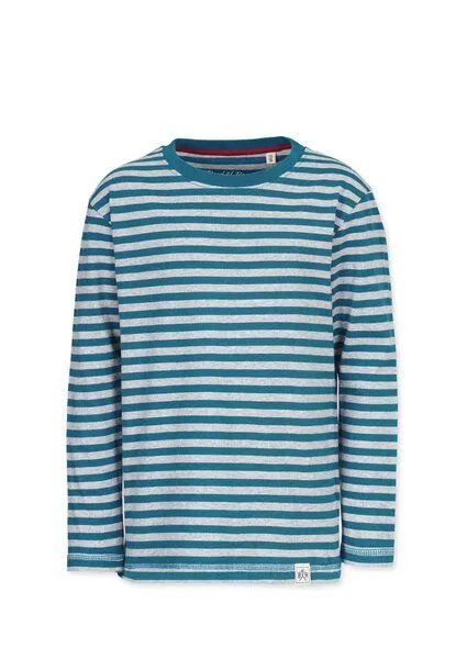 Band of Rascals Band of Rascals Striped Longsleeve, Petrol, – Produktbild 2 von 3