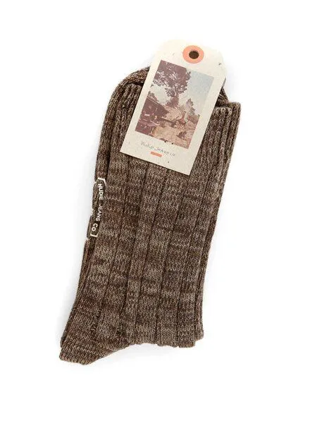 Nudie Jeans Nudie Jeans Rib Socks, Grau (antracite), – Produktbild 1 von 2