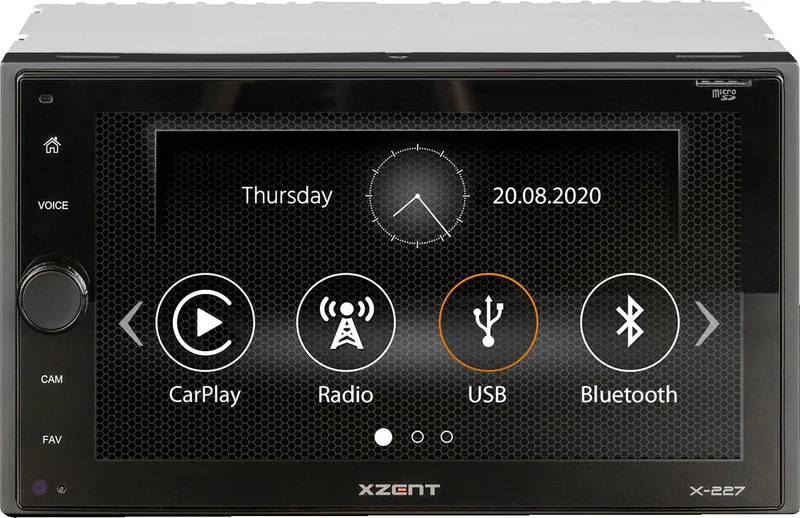 Xzent Xzent X-227 DAB+ Infotainmentsystem inkl. Apple CarPlay – Produktbild 1 von 2