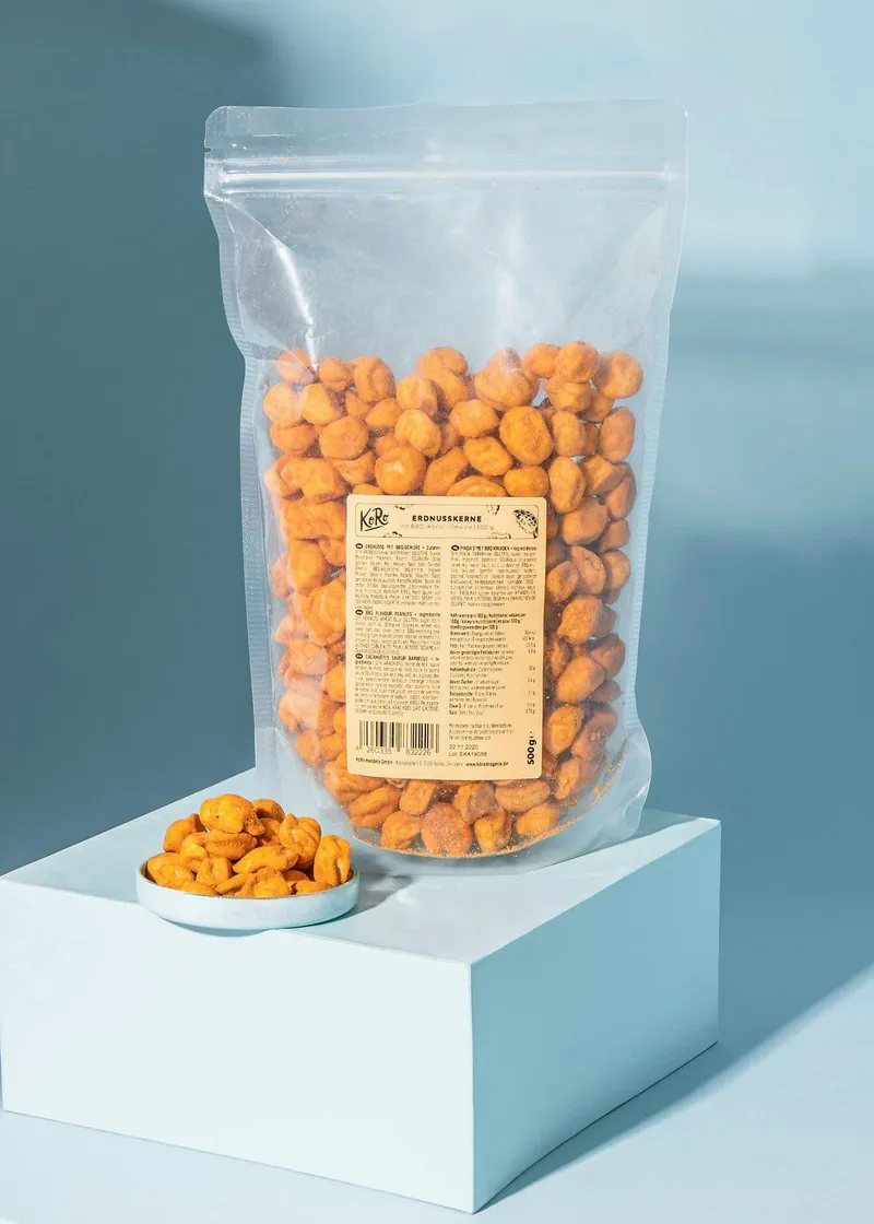 KoRo Vegane Erdnüsse im BBQ-Teigmantel 500 g – Produktbild 2 von 5