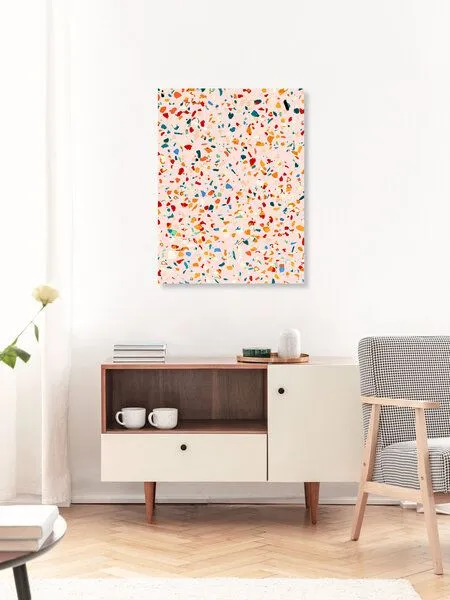 Photocircle Photocircle Poster / Leinwandbild - Blush Terrazzo – Produktbild 3 von 4