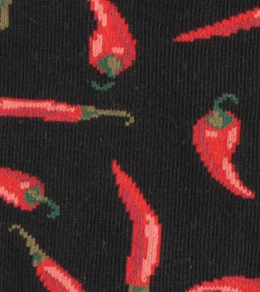 DillySocks DillySocks Socken Hot Chilly aus Biobaumwoll-Mix, Schwarz, – Produktbild 2 von 4