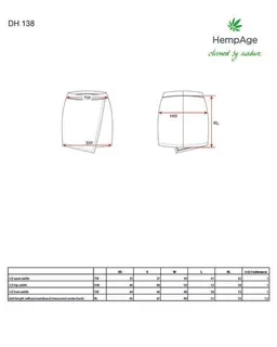 HempAge HempAge Asymmetrischer Rock in Wickel Optik Hanf/Biobaumwolle – Produktbild 1 von 1