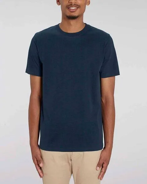 YTWOO YTWOO Herren schweres Bio T-Shirt. Männer Premium Basic Shirt. Heavy Cotton, Navy, – Produktbild 1 von 4