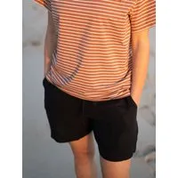 FUXBAU FUXBAU Frauen Leinenshorts, Schwarz, – Produktbild 1 von 1