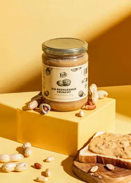 KoRo Crunchy Bio Erdnussmus 500 g – Produktbild 1 von 1