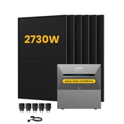 Anker Anker SOLIX Solarbank 3 E2700 Pro Solaranlage, mit 6 x 455W Bifazialen Solarmodulen, by Powerness - 5.4kWh / 5 x Smart Plug / Selbstabholung – Produktbild 1 von 1