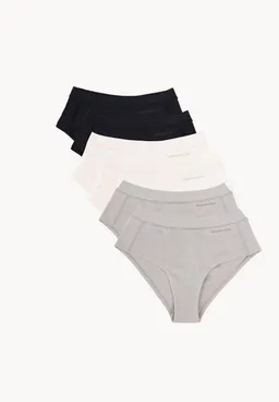 ORGANICATION ORGANICATION ESSENTIALS-KAREN-Hipster aus supersoftem TENCEL Modal-Mix im 6er-Pack – Produktbild 1 von 1