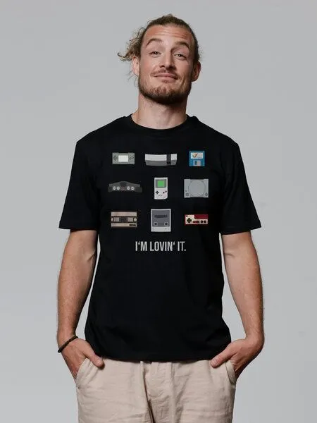 watapparel watapparel T-Shirt Unisex Videogames, Black, – Produktbild 2 von 3