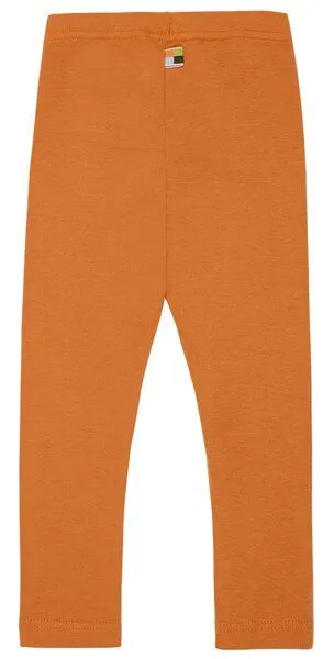 loud + proud loud + proud Babys & Kinder Legging uni, GOTS-zertifiziert, Carrot(orange), – Produktbild 1 von 2