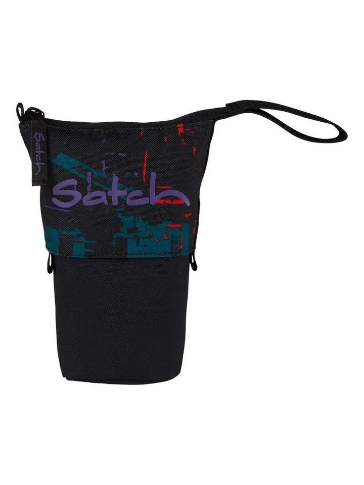 Satch Satch Federmäppchen Pencil Slider, (1-tlg), mit Slide‑Funktion, Schwarz, – Produktbild 1 von 2
