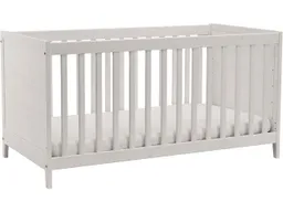 Babybett "Solvita" 120x70 cm, Kiefer weiß – Produktbild 1 von 1