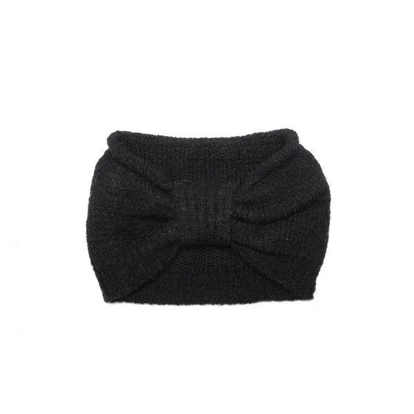 Rifò - Circular Fashion Made in Italy Rifò - Circular Fashion Made in Italy Stirnband Amelia aus recycelter Kaschmirwolle, Schwarz ardesia, – Produktbild 1 von 3