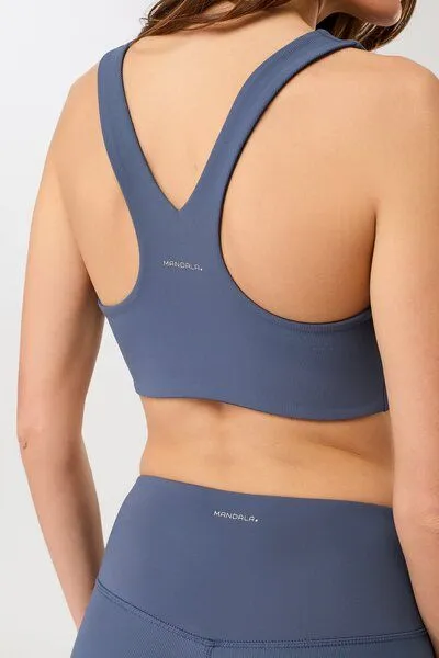 mandala Mandala Racer Bra, Eclipse blue (blau), – Produktbild 2 von 4