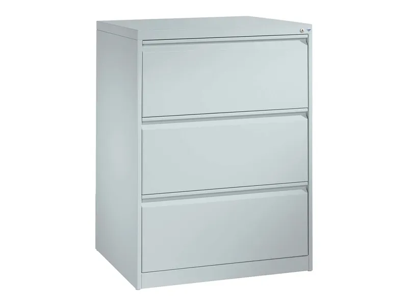 C+P C+P Hängeregistraturschrank zweibahnig, 3 Schubladen, lichtgrau/lichtgrau – Produktbild 2 von 3